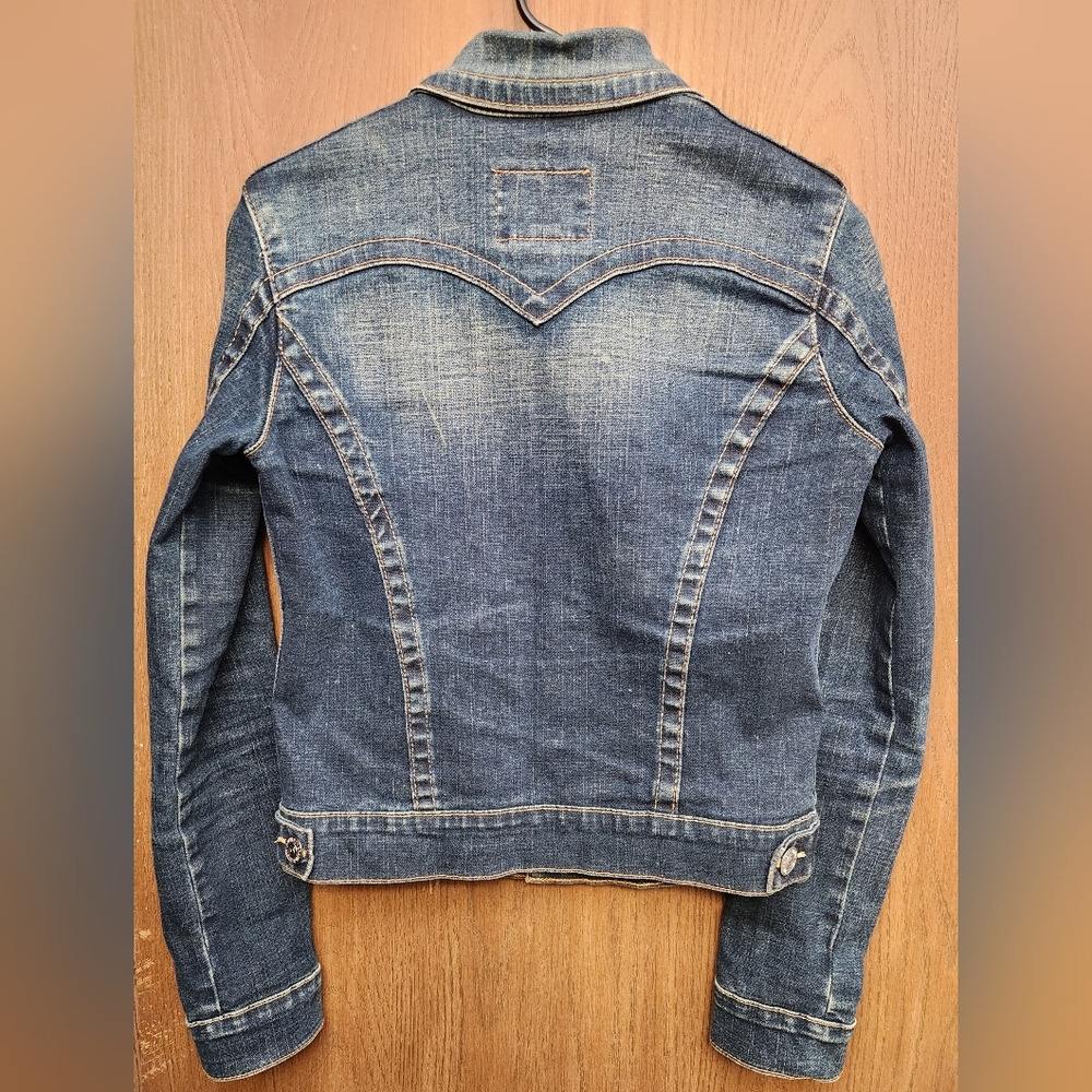 True Religion Blue Jean Jacket - Picture 4 of 7